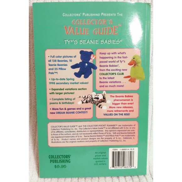 Ty's Beanie Babies Spring Edition Collector's Value Guide (1998)- Excellent - Picture 2 of 4